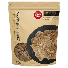 소금성 양면구워 구수한 현미 누룽지, 1개, 450g