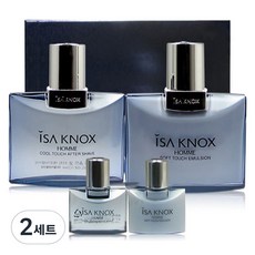 ISA KNOX 伊莎諾絲 男士兩件組, 須後水 125ml + 乳液 125ml + 須後水 35ml + 乳液 35ml, 2套