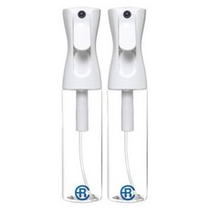 AIRAPHA 霧狀噴霧器 300ml, 透明 白色, 2個, 水晶白