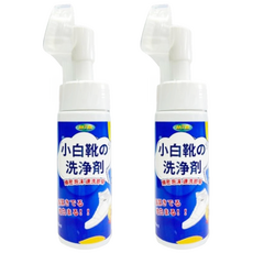 M&M 美久美 去汙潔白慕斯 泡沫刷頭設計 多種鞋面適用 快速有效去汙, 150ml, 2瓶