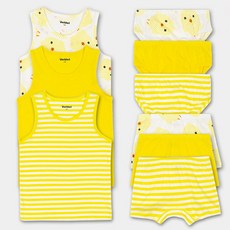 doridori 女童跑步3件+三角3件+方形抽繩內褲3件套
