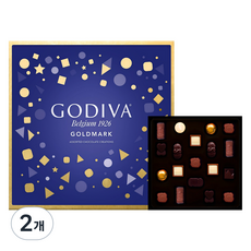 GODIVA Gold Mark巧克力禮盒, 215克, 2個