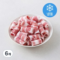 미국산 우삼겹 바로구이 (냉동), 600g, 6개