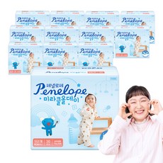 Penelope Miracle全天候乾爽黏貼型尿布, 第5階段, 360片