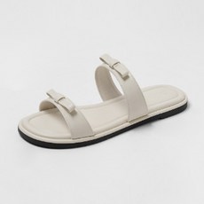 CHAAKAN 女款 Etienne 蝴蝶結拖鞋 SPLTR2h1376, 象牙白, 240