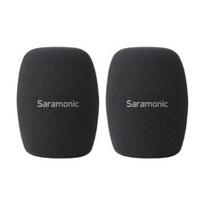 Saramonic 楓笛 手持麥克風防風綿套, SR-HM7-WS2, 9 x 6.8cm, 黑色, 1組