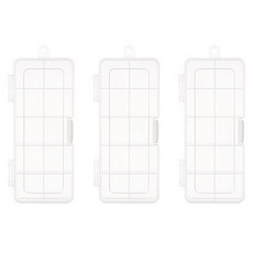 KEYWAY 聯府 C通通集合長型盒 中 203 x 85 x 31mm, 透明, 3個