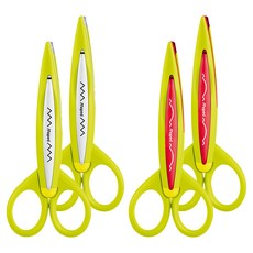 Maped 安全鋸齒剪刀, 4個, 隨機出貨