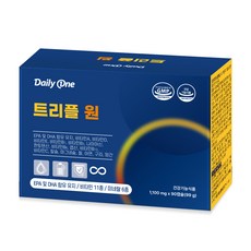 Daily One 3合1綜合維他命&礦物質膠囊 99g, 90顆, 1個