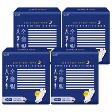 YEJIMIIN 玥之美人 超吸收加長型夜用蝶翼衛生棉 41cm Super Slim, 10片, 4包