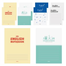 PENPIA 800 國高中英語裝訂筆記本, 10個, 隨機出貨
