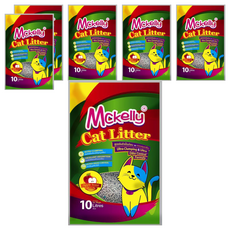 Mckelly 繽紛貓砂系列 粗球砂 10L, 蘋果香, 6袋