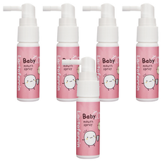 KU.KU Duckbill 酷咕鴨 寶寶乳鐵蛋白潔牙噴霧，添加木醣醇，食用級原料，全面口腔保護, 20ml, 5瓶