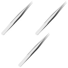 Soisoy 多功能精密鑷子 鑷子 直型, 單色, 3個