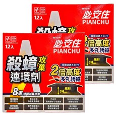 必安住 鱷魚 殺蟑 攻巢 連環劑 2倍高度 多孔誘殺 12入, 36g, 2盒