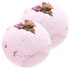 BOEMI 波西米亞 玫瑰花蕾沐浴球 手工製造 植萃果氛精油, 100g, 2個