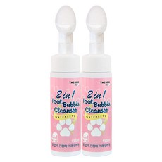 THE DOG 二合一 寵物專用泡泡足部清潔劑, 130ml, 2瓶
