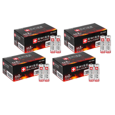 스위스밀리터리 알카라인 AA건전지, 40개입, 4개