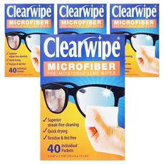 KOBAYASHI 小林製藥 眼鏡擦拭布 40入, 白色, 4個