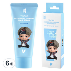 모나미 타이니탄 리프레싱 퍼퓸 핸드크림 뷔, 6개, 50ml