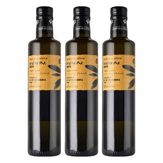MAiMONA 瑪伊娜 嚴選100%冷壓初榨特級橄欖油, 500ml, 3瓶