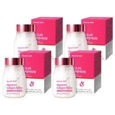 뉴트리디데이 시그니처 콜라겐 비오틴 48g, 60정, 4개