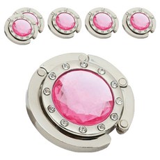 Life Plus 水晶便攜式掛包鉤, 愛戀粉, 6個