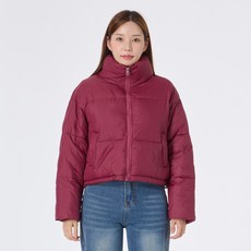 Elsso 女款霧面短版羽絨外套