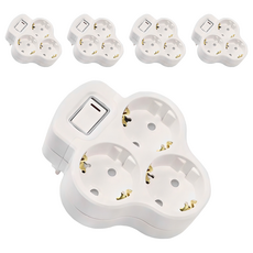 써보니 크로버형 스위치 멀티탭 3구 16A, 5개