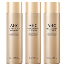 AHC 바이탈 골든 콜라겐 토너, 140ml, 3개