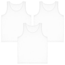 BASE ALPHA ESSENTIALS 男童100%純棉日常背心 3件組