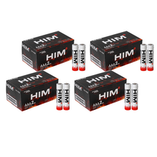 HIM 鹼性AAA電池 量販包, 40入, 4個