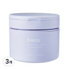 록키스 원스텝 올인원 클렌징 밤, 150ml, 3개
