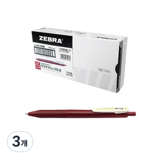제브라 사라사 클립 빈티지 젤잉크펜 0.5mm 10p, 레드블랙, 3개