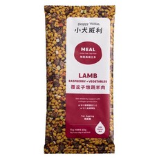 Doggy Willie 小犬威利 犬用 乾飼料, 覆盆子燉蔬羊肉, 15g, 1包