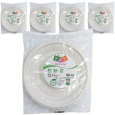 bonliving 環保餐盤 20cm, 5個, 50入
