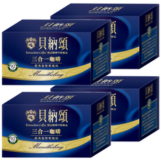 貝納頌 三合一咖啡 經典曼特寧風味, 18g, 25包, 4盒