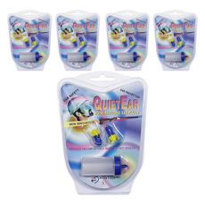 QUIETEAR 以色列進口聲音濾波器耳塞適用噪音100分貝以下, 1個, 5個