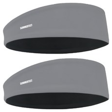 써머텍트 기능성 헤어밴드, 그레이, 2개