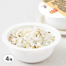 짱죽 후기 11개월부터 이유식 전복치킨진밥, 200g, 4개, 혼합맛(전복/치킨)