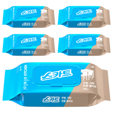 Scott 可麗舒 廚房餐桌專用濕紙巾 40抽, 5個