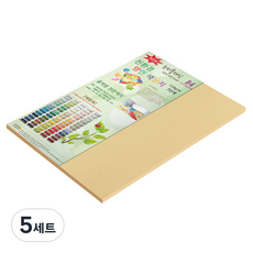 종이문화 뉴씨플레인 얇은 양면색상지 120g No 22 연갈색, 165개