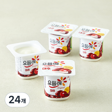 요플레 대추 멀티 요거트, 80g, 24개