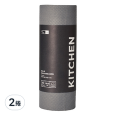 MOTHER-K LIFE 居家拋棄式洗碗布, 2捲, 60張, 灰色