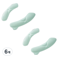 블럭마트 욕실 쿠션있는 사계절 변기시트, TYPE6, 6개