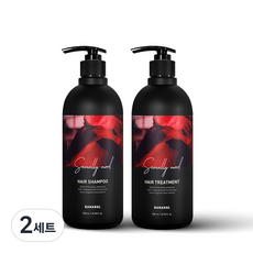 바나날 퍼퓸드 헤어 샴푸 섹슈얼리 무드 500ml + 트리트먼트 500ml 세트, 2세트