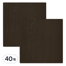 마다꾸미 컬러 골판지, 19 브라운, 40개