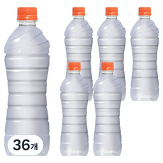 게토레이 제로 무라벨, 600ml, 36개