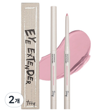 투크 아이 익스텐더 워터프루프 슬림 아이라이너 0.3g, 로즈넛, 2개