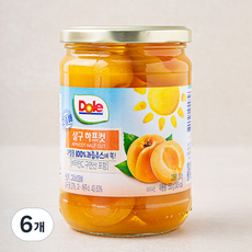 돌 지중해 살구 하프컷, 550g, 6개